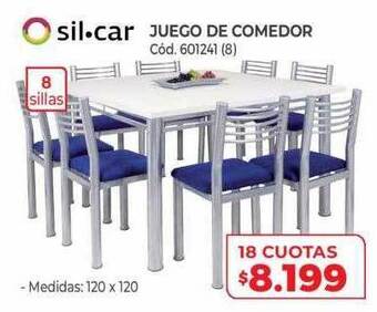 Naldo Lombardi Sil-car Juego De Comedor oferta
