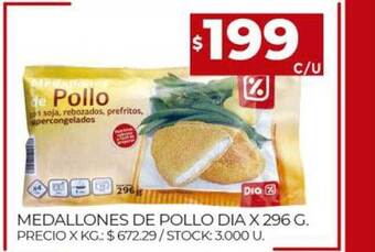 Supermercados DIA Medallones De Pollo Dia oferta