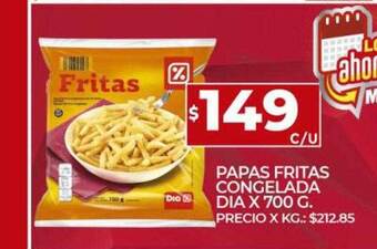 Supermercados DIA Papas Fritas Congelada Dia oferta