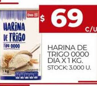 Supermercados DIA Harina De Trigo 0000 Dia oferta