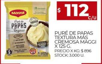 Supermercados DIA Puré De Papas Textura Más Cremosa Maggi oferta