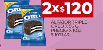 Supermercados DIA Alfajor Triple Oreo oferta