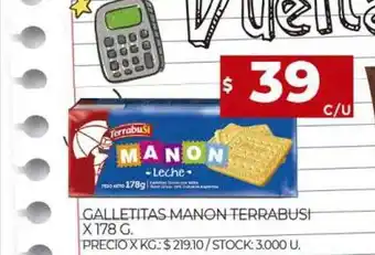Supermercados DIA Galletitas Manon Terrabusi oferta