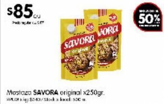 Disco Mostaza savora x 250g oferta