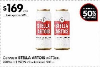 Disco Cerveza stella artois 473cc oferta
