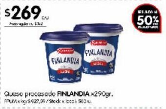 Disco Queso procesado finlandia 290g oferta