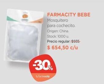 Farmacity Farmacity bebe mosquitero para cochecito. oferta