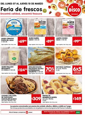 Disco Queso cremoso punta del agua oferta