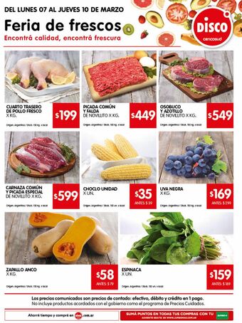 Disco Carne picada oferta