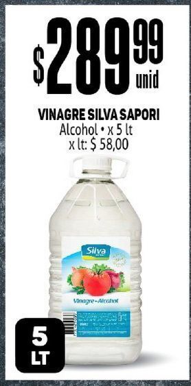 Makro Vinagre silva sapori 5lt oferta
