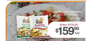 Supermercados Tadicor Ravioles Il Bambino X 1 Kg. Variedades oferta