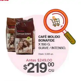 Supermercados Tadicor Café Molido Bonafide X 500g. oferta