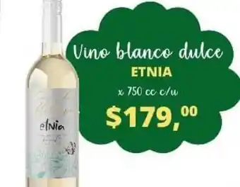 Etnia Vino Blanco Dulce x 750cc