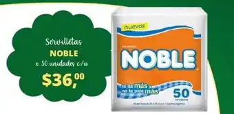Supermercados A Granel Noble Servilletas x 50 unidades c/u oferta