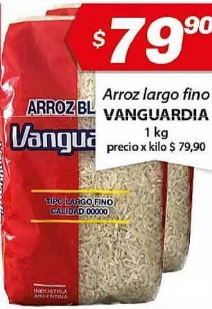 Almacor Vanguardia Arroz Largo Fino 1Kg oferta