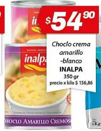 Almacor Inalpa Choclo Crema Amarillo -blanco 350gr oferta