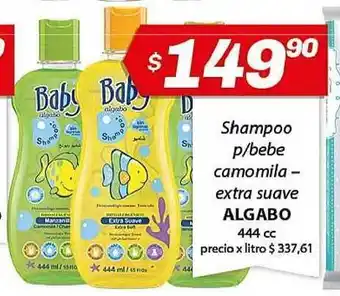 Almacor Algabo Shampoo P-bebe Camomila-extra Suave 444cc oferta