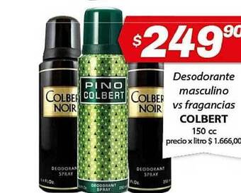 Almacor Colbert Desodorante masculino vs fragancias 150cc oferta