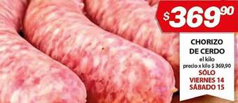 Almacor Chorizo De Cerdo oferta