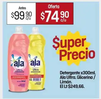 El Nene Ala Detergent X300ml. Ultra. Glicerina-limón. oferta