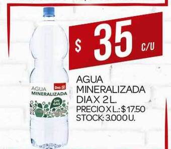 Supermercados DIA Agua Mineralizada Dia x 2L oferta