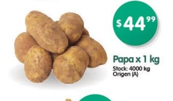 Supermercados Buenos Días Papa x 1 kg oferta