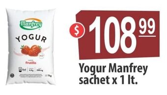 Autoservicio Capo Yogur Manfrey Sachet x 1 lt. oferta