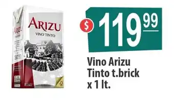 Autoservicio Capo Arizu Vino Tinto T.Brick x 1 lt. oferta