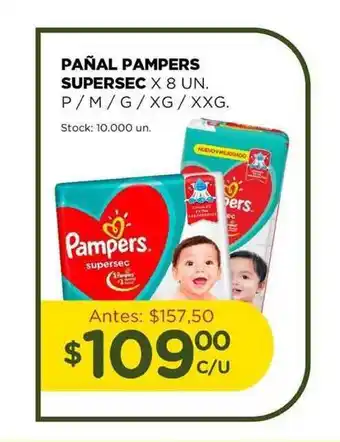 Pampers Pañal Supersec