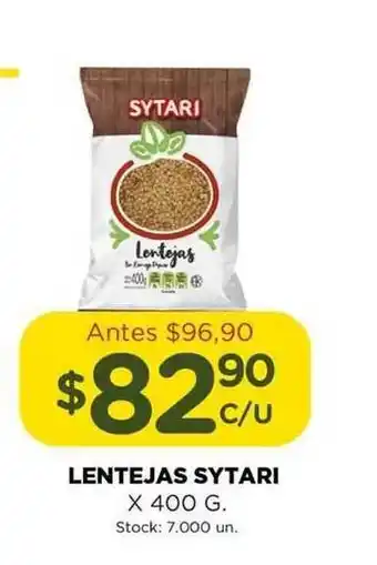 Super MAMI Lentejas Sytari X 400g. oferta