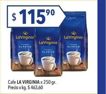 Hergo La Virginia Cafe x 250gr oferta