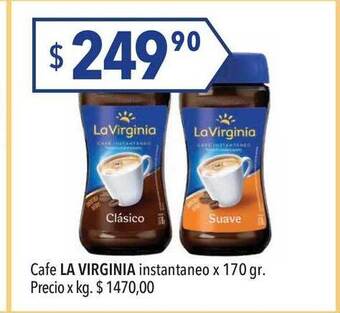 Hergo La Virginia Cafe Instantaneo x 170gr oferta