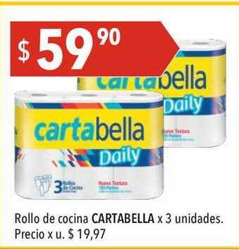 Hergo Cartabella Rollo De Cocina x 3 unidades oferta