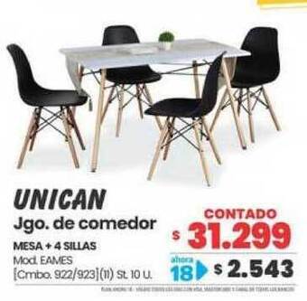 Trabuco Hogar Unican Jgo. De Comedor oferta