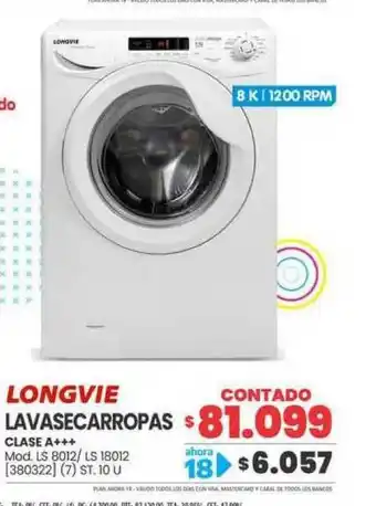 Trabuco Hogar Longvie Lavasecarropas oferta