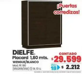 Dielfe Placard 1.80 Mts.