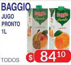 Masivos Baggio Jugo Pronto 1L oferta