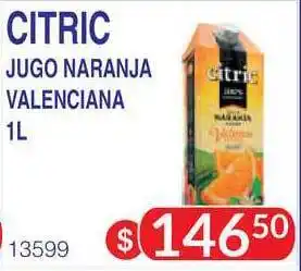 Masivos Citric Jugo Naranja Valenciana 1L oferta