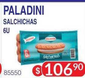 Masivos Paladini Salchichas 6u oferta