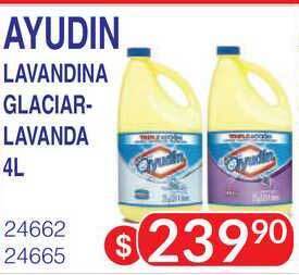 Masivos Ayudin Lavandina Glaciar-lavanda 4L oferta