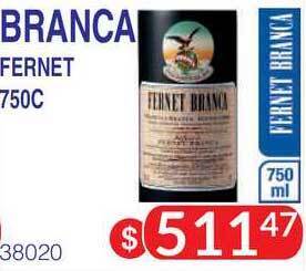Masivos Branca Fernet 750c oferta