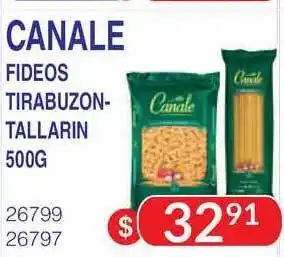 Masivos Canale Fideos Tirabuzon-tallarin 500g oferta