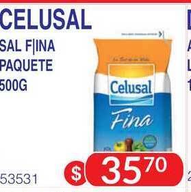 Masivos Celusal Sal Fina 500g oferta