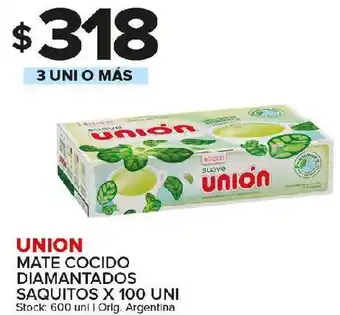 Carrefour Maxi Mate cocido taragui 100uni oferta