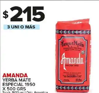Carrefour Maxi Yerba mate amanda selección especial 500g oferta