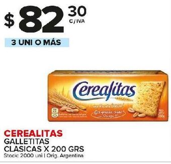 Carrefour Maxi Galletas cerealitas 200g oferta