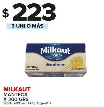 Carrefour Maxi Manteca milkaut 200g oferta