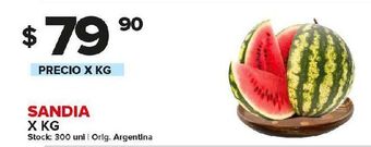 Carrefour Maxi Sandía x kg oferta