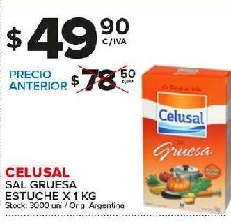 Carrefour Maxi Sal gruesa celusal 1 kg oferta
