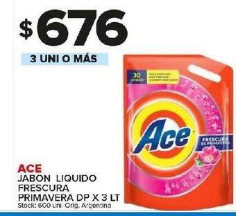 Carrefour Maxi Jabón líquido ace 3 lt oferta